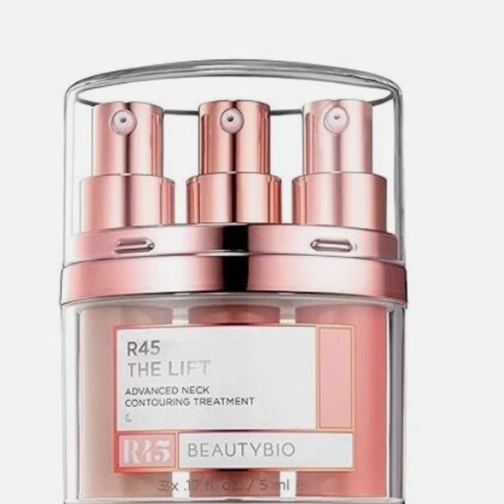 R45 The Lift Beauty Bio 3 Phase Advanced Neck Contouring Cream NIB